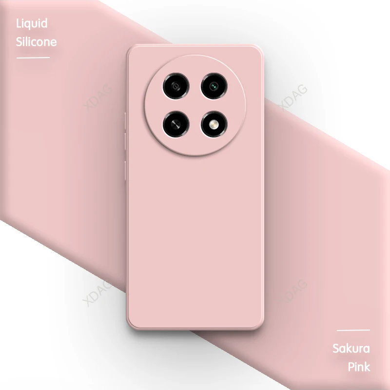 Premium Liquid Silicone Phone Case with Lens Protection - Soft Back Cover