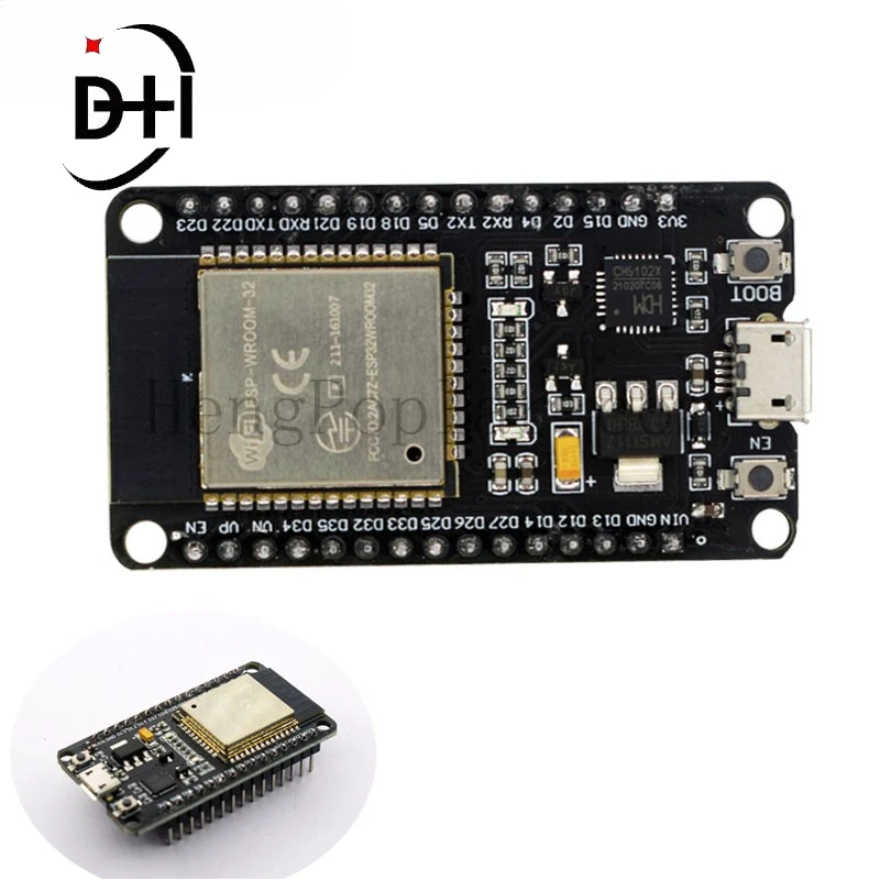 ESP-Wroom-32-CH9102X-Development-Board-WiFi-Wireless-Bluetooth-Antenna ...