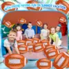 Inflatable Football for Kid,16"Blow Up Football Party Supplie Beach Ball,Summer Pool Toy Beach Water Game Beach Football Decor 5