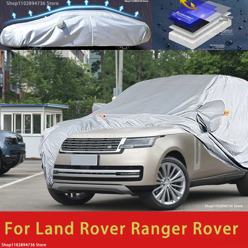 For Land Rover Ranger Rover Outdoor Protection Full Car Covers Snow ...