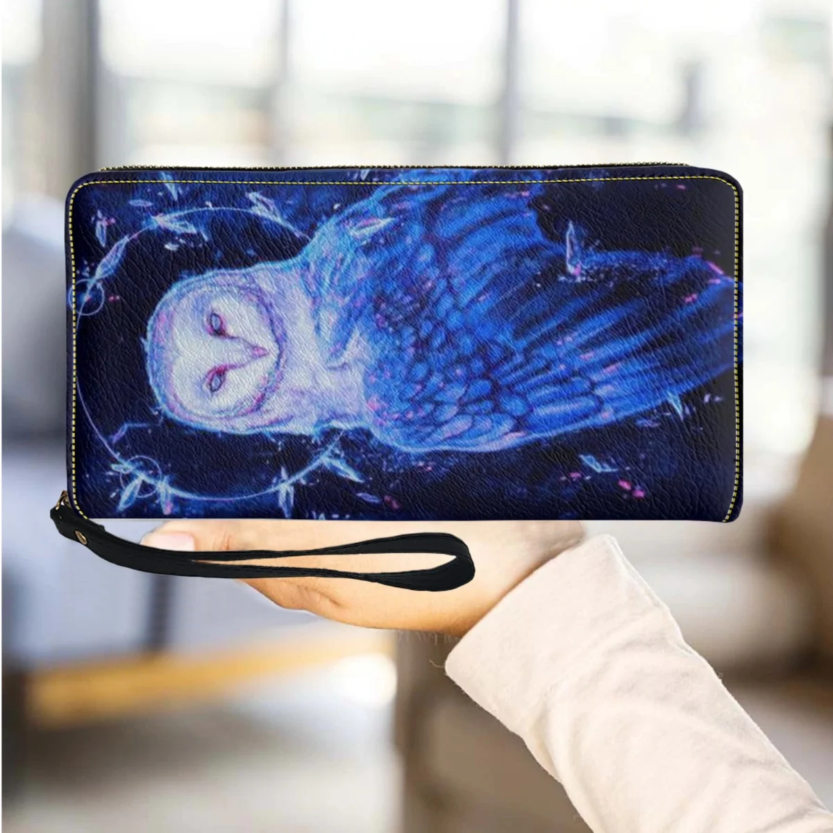 

Модный женский длинный кошелек с 3D рисунком совы, элегантный клатч, многофункциональный держатель для карт, сумка для телефона, женский подарок на день матери, Bolsos