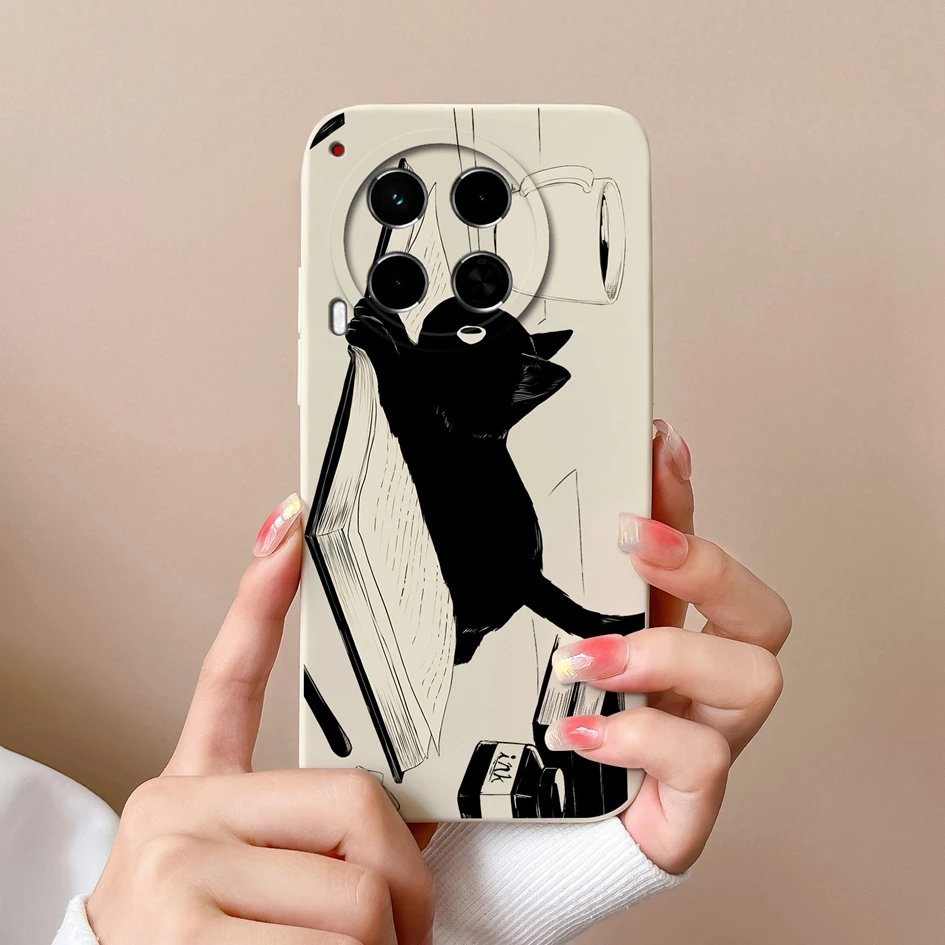 Luxury Soft Silicone Fashion Design Cover Case with Screen Protector