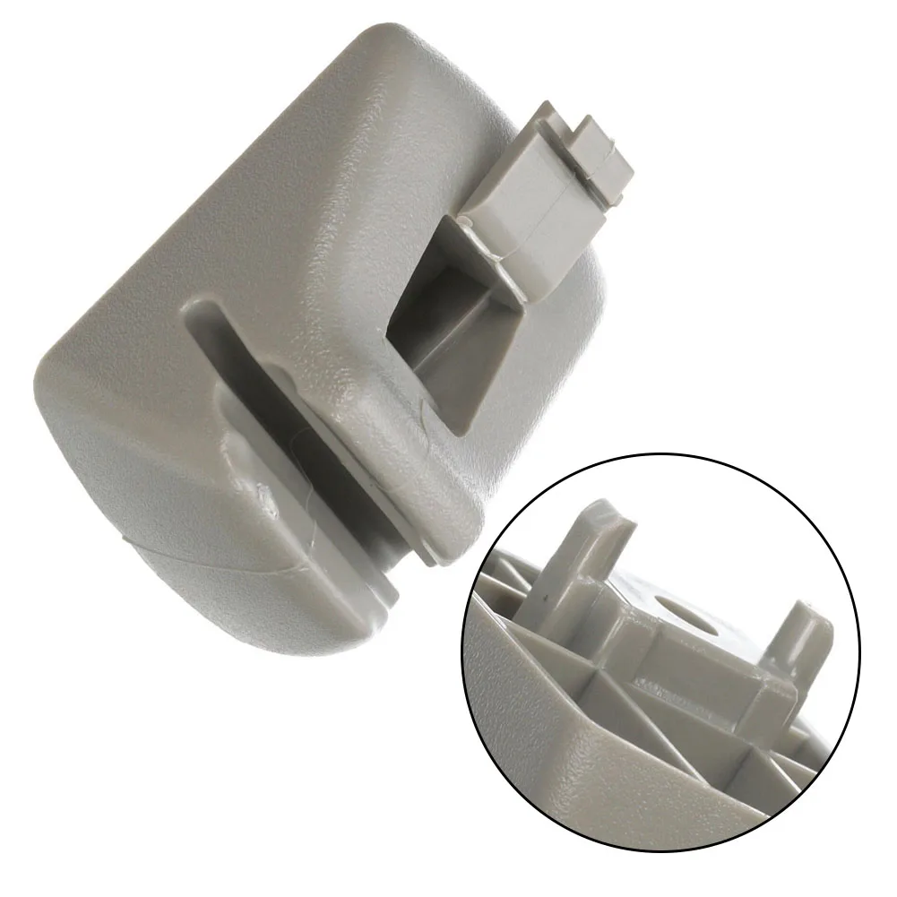 Sun Visor Retainer Clip Grey Sunvisor Holder Hook Bracket Hanger For