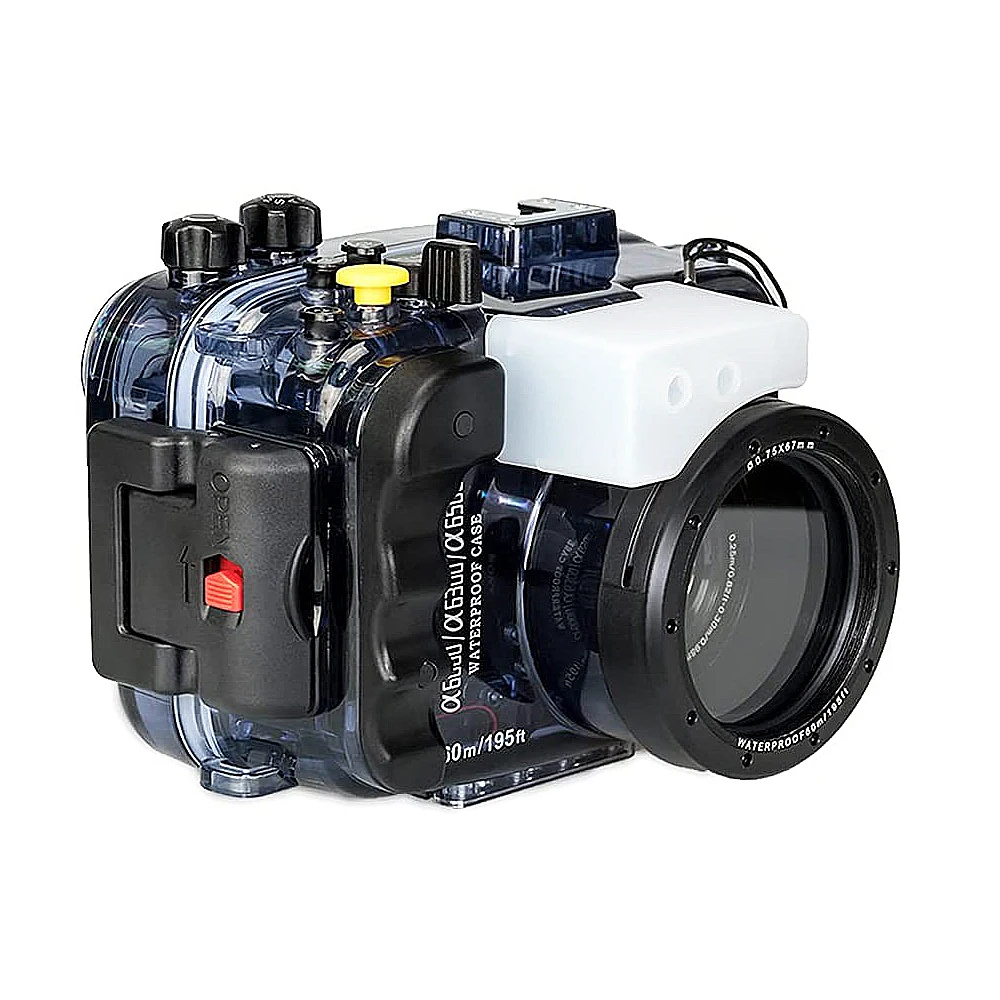 Mcoplus 40M/130Ft Custodia Impermeabile Custodia Subacquea Per Fotocamera Subacquea Per Fotocamera Sony A6000 A6300 A6500