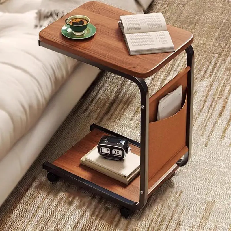 Side End Table C Shaped Side Table For Living Room Bedroom