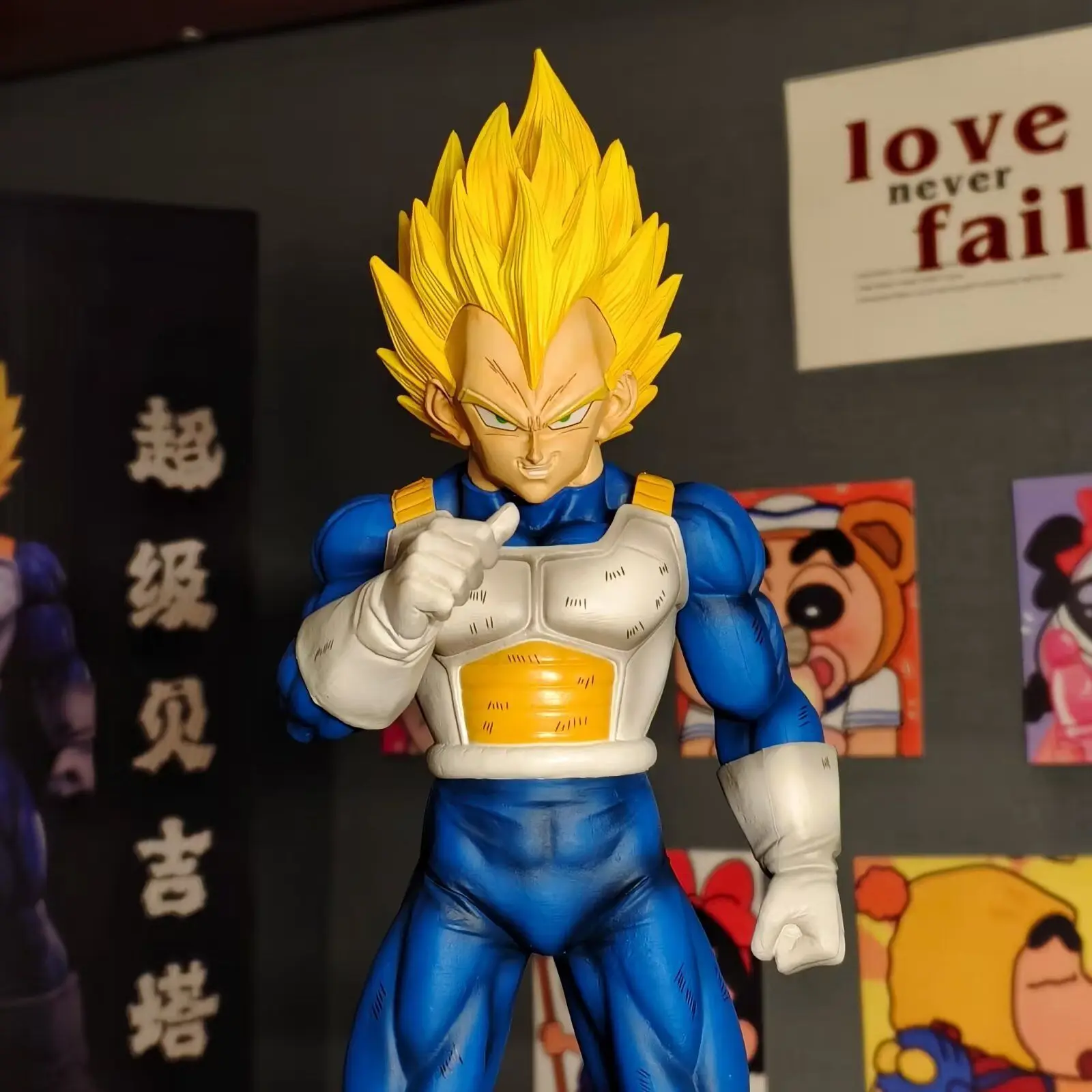 29cm Anime Figure Vegeta Dragon Ball Z GK Super Saiyan Action Figurine DBZ Strongest In The Universe Ichiban Vegeta Model Figura