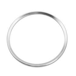 Luxury Car Steering Wheel Decoration Ring Trim Cover Sticker (Silver)