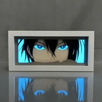 Noragami Paper Cut Light Box Yato Lightbox for Bedroom Decor Nightlight Desk Anime Shadow Box Kids Birthday Gift Table Lamps 2