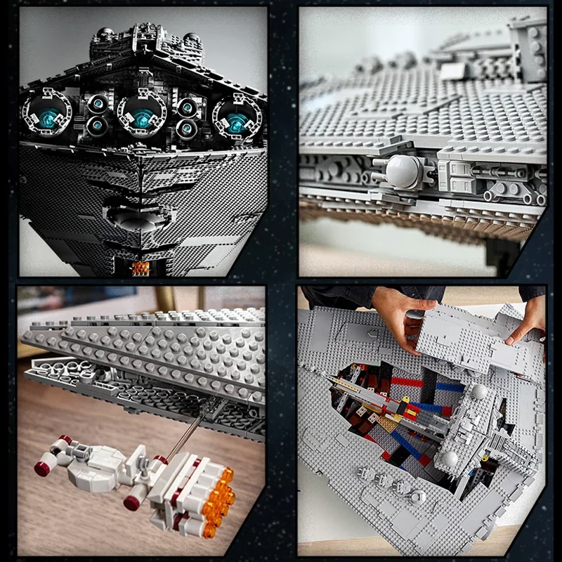 UCS Imperial Star Destroyer Building Blocks Bricks Toy Compatible 75252