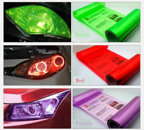 Pellicola Nero Per Fari Auto 300x30cm - Vinile Adesivo Oscurante Per Fari, Fanali E Antinebbia, Con Raschietto E Coltello - Foto 6