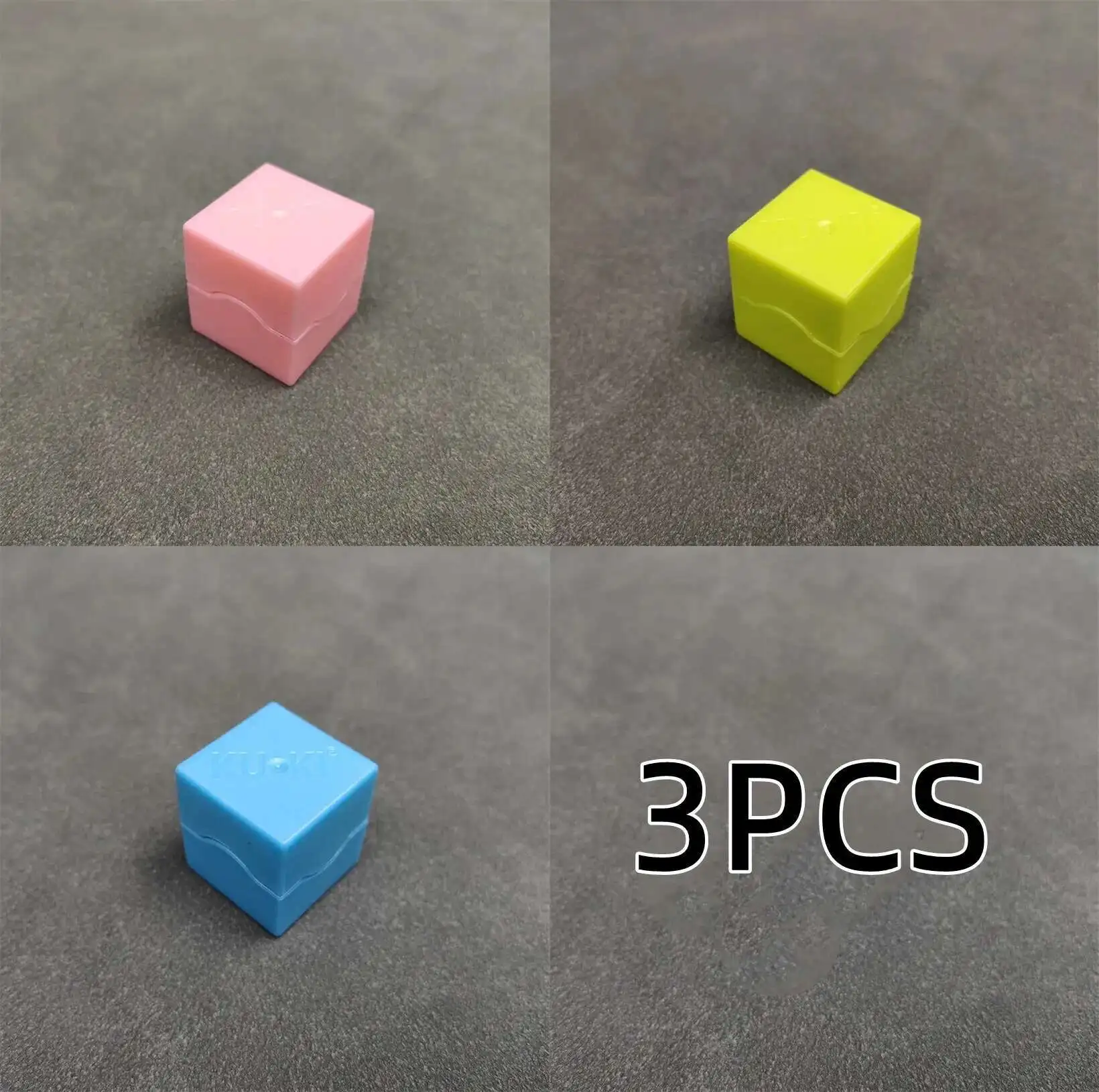 Description Picture 4 of item3pcs Rubber Billiard Chalk Holder Multicolor Billiard Cue Accessories Snooker Chalk Holder