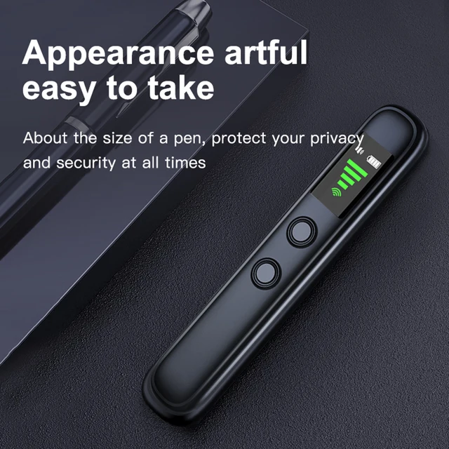 GPS Tracking Detector 4 Levels Sensitivity Device Detector Anti-Positioning Listening Device Finder for Hotels Travel Office Car 4