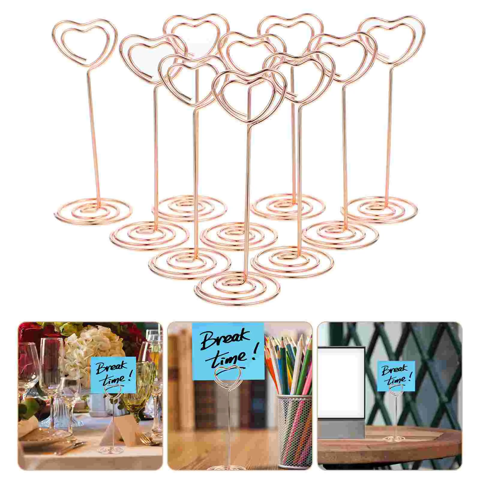 

Metal Table Number Holders Menu Clips for Party Banquet