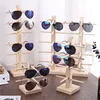 Wood Sunglass Display Racks Multi Layers storage shelf Eyeglasses Show Stand Jewelry Holder for Glasses Showcase 4