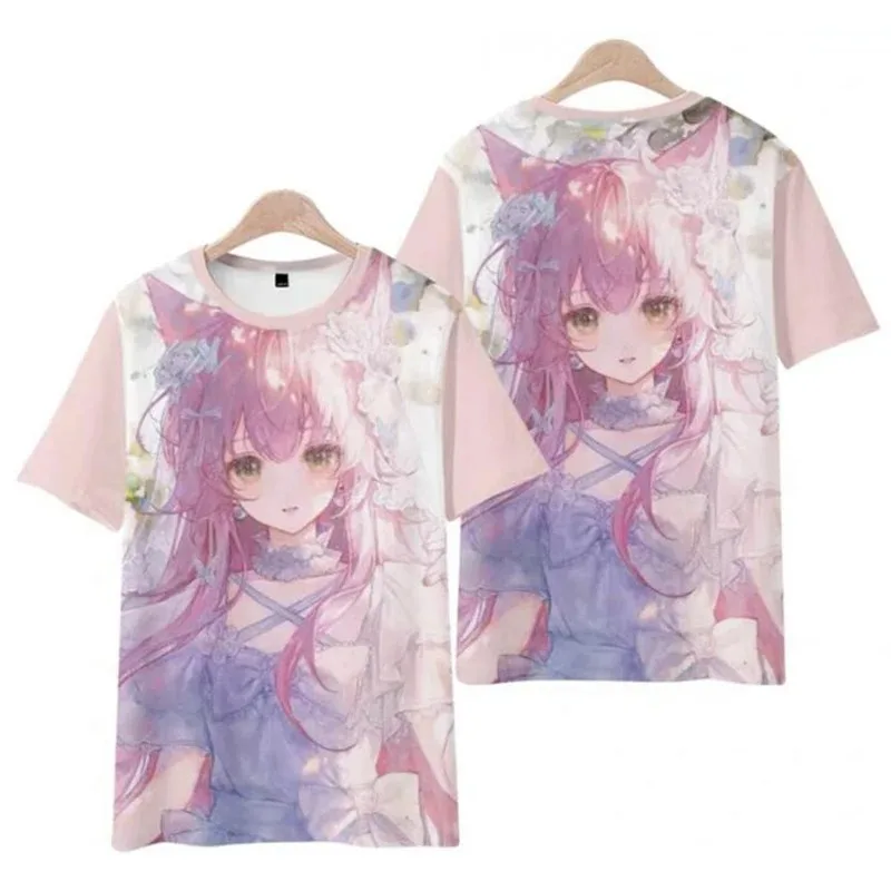 Red: pride of Eden 3d t-shirts fashion kawaii women's men's t tops the neck short sleeve game anime t-shirts shirt more size