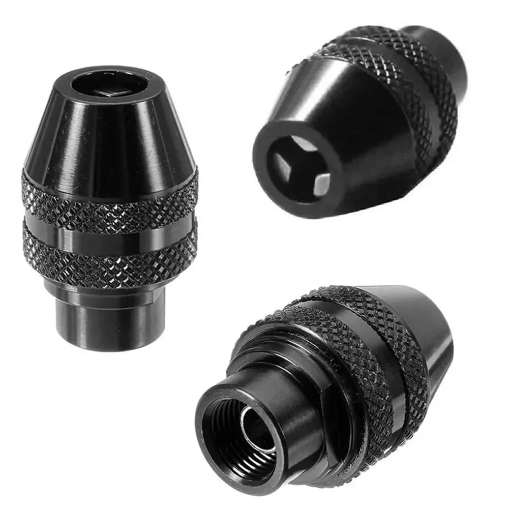 3pcs Multi Keyless Chuck 0.8-3.2mm For Dremel Rotary Tools