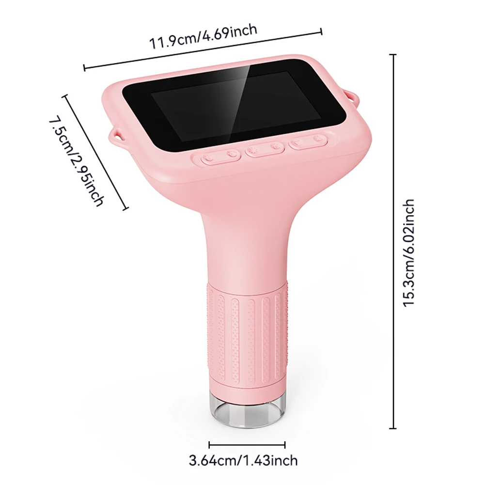어린이용 현미경 3인치 화면 디지털 현미경 휴대용 현미경 카메라 3세 4세 5세 6세 7세 8세 9세 10세 남아 여아 선물