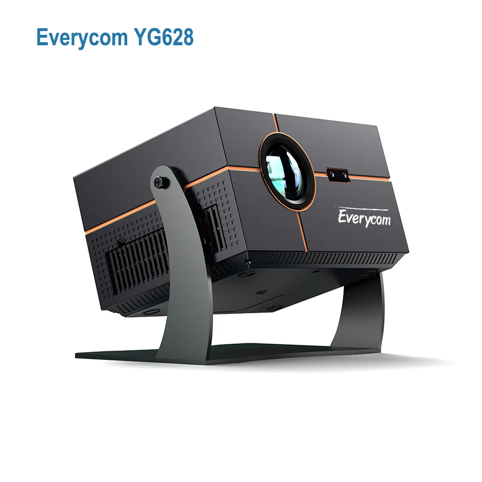 

YG628W проектор 4K 500ANSI люмен Высокая яркость 2 + 32G full hd Android 12,0 умный светодиодный проектор
