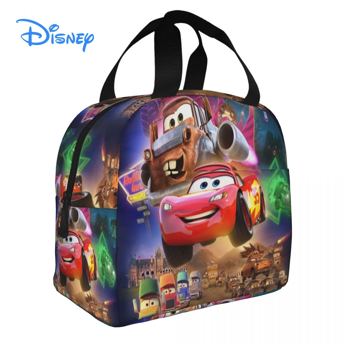 Disney Cars Lighting McQueen Boys Soft Insulated School Lunch Box