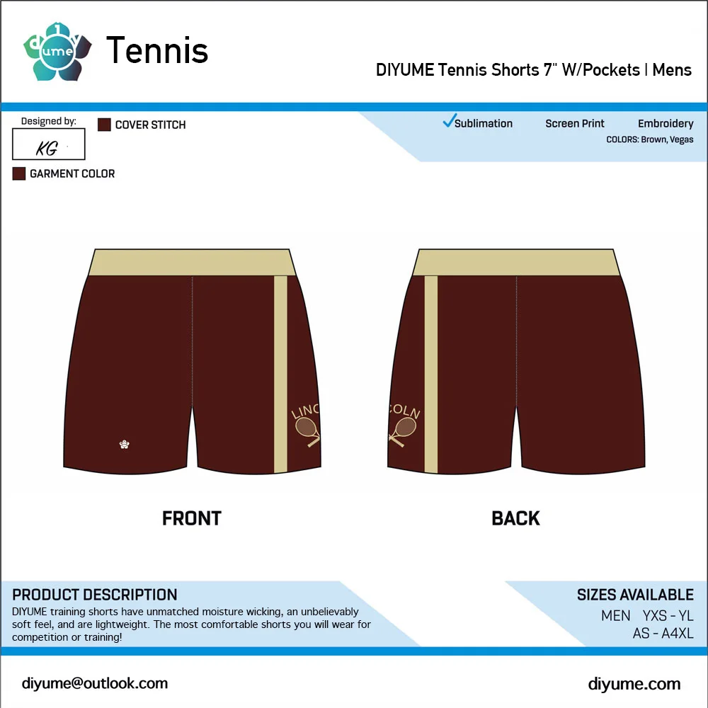 Men Tennis Shorts Comfortable Breathable Competition Training Uniform High Quality Sweat-wicking Quick Drying