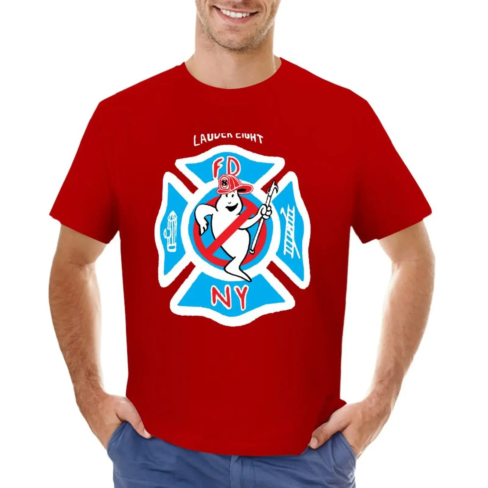Ghostbusters Hook & Ladder 2 T-Shirt Camicetta Customizeds Abbigliamento Uomo