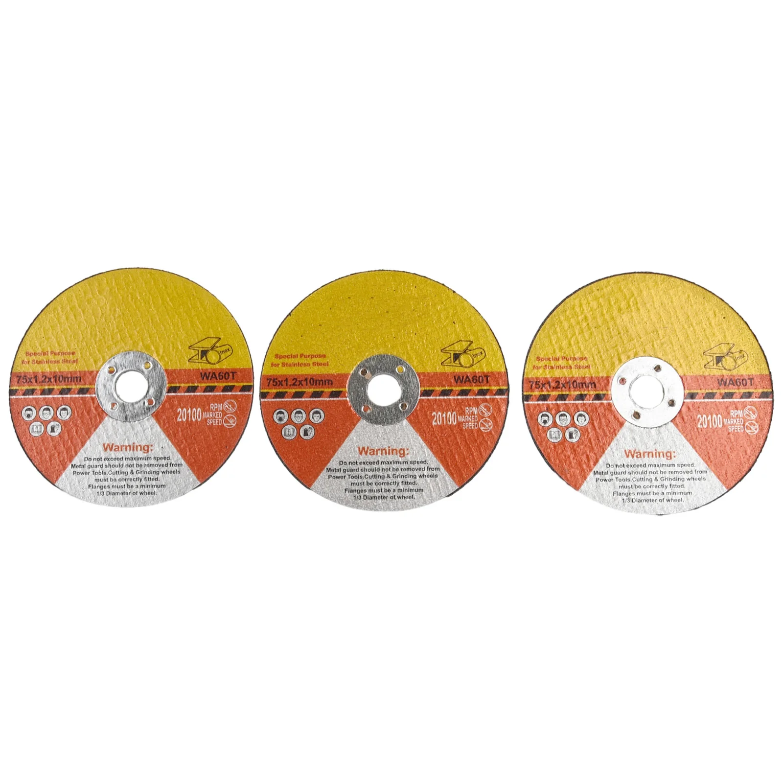 

3pcs 75mm Circular Resin Saw Blade Grinding Wheel Cutting Disc For Angle Grinder Wood Steel Stone Cutting Power Tool