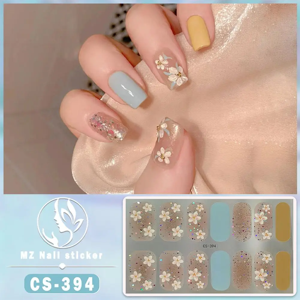Nail Sticker Panda No-bake Gel Nail Oil Film Attached Chinese Style Film Waterproof Sticker H5U6