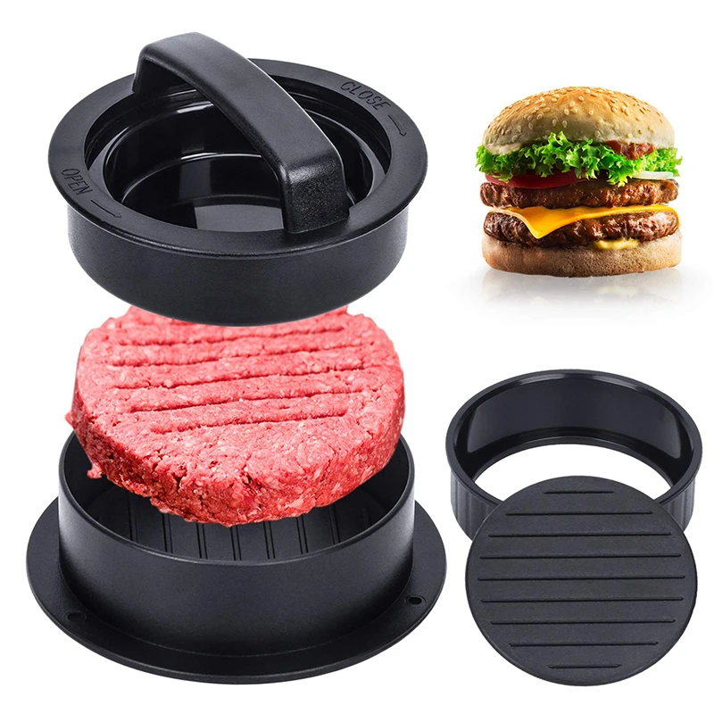 Gourmet Burger & Pie Press with Baking Liners - Kitchen BBQ Essentials