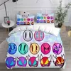 Geometry Dash Bedding Sets Comforter Quilt Bed Cover Duvet Cover Pillow Case 2-3 Pieces Sets Kids Adult Size 5