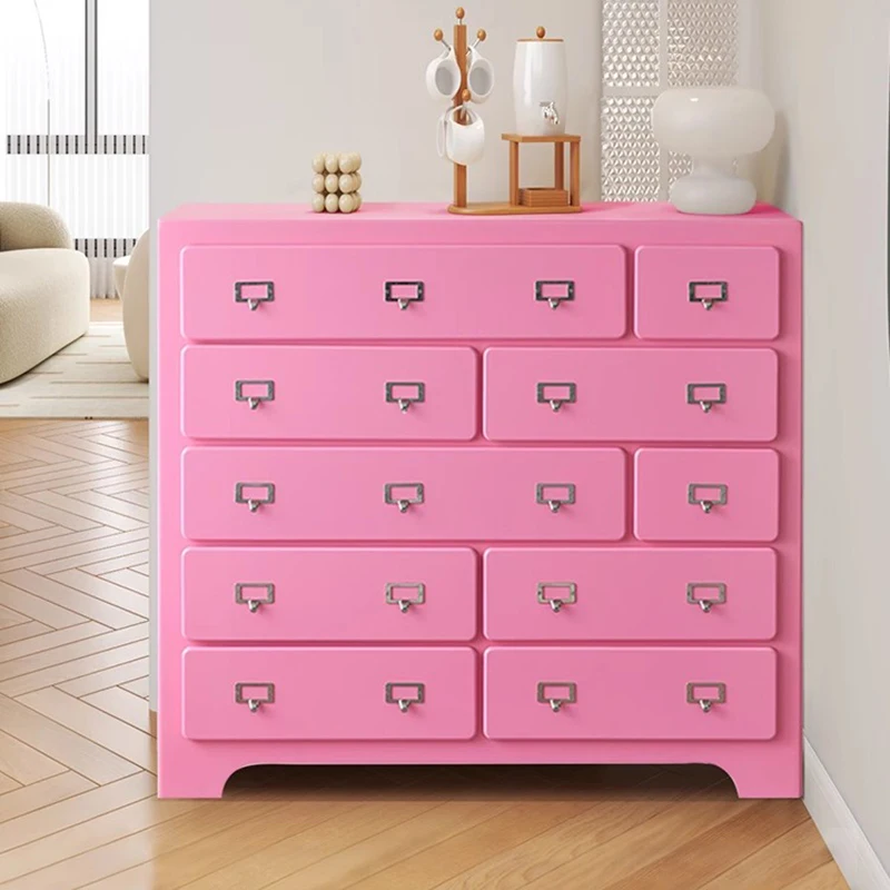 

Storage Cupboard Living Room Cabinets Display Creamy Style Living Room Cabinets Multilayer Meuble Rangement Organizer Furniture