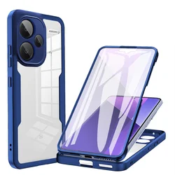 Ultra-Durable 360 Full Body Screen Protector Case - Premium Protection for Note 13 Pro Plus 5G (Blue)