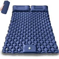 Outdoor Camping Double Inflatable Mattress Extra Wide Sleeping Pad Ultralight Folding Bed Sleeping Mat Car Travel Mat 1