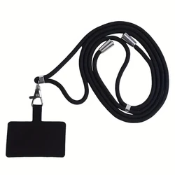 Adjustable Detachable Phone Lanyard Strap with Carabiner and Card Holder - Multi - Color - Lanyard (1)