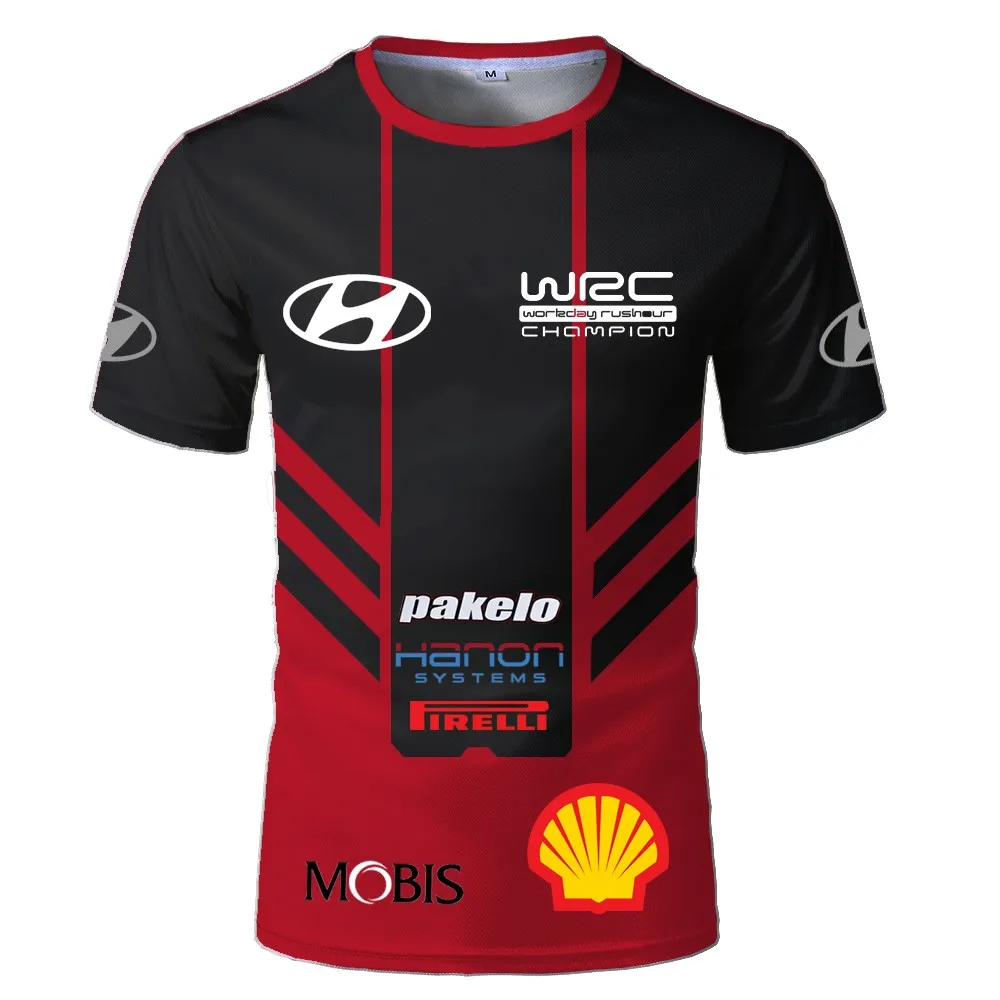 Car Rally Racing 3d Printed T-Shirt Men'S Short-Sleeved Shirt Outdoor Sports Driving Party Oversized Breathable O-Neck Top |