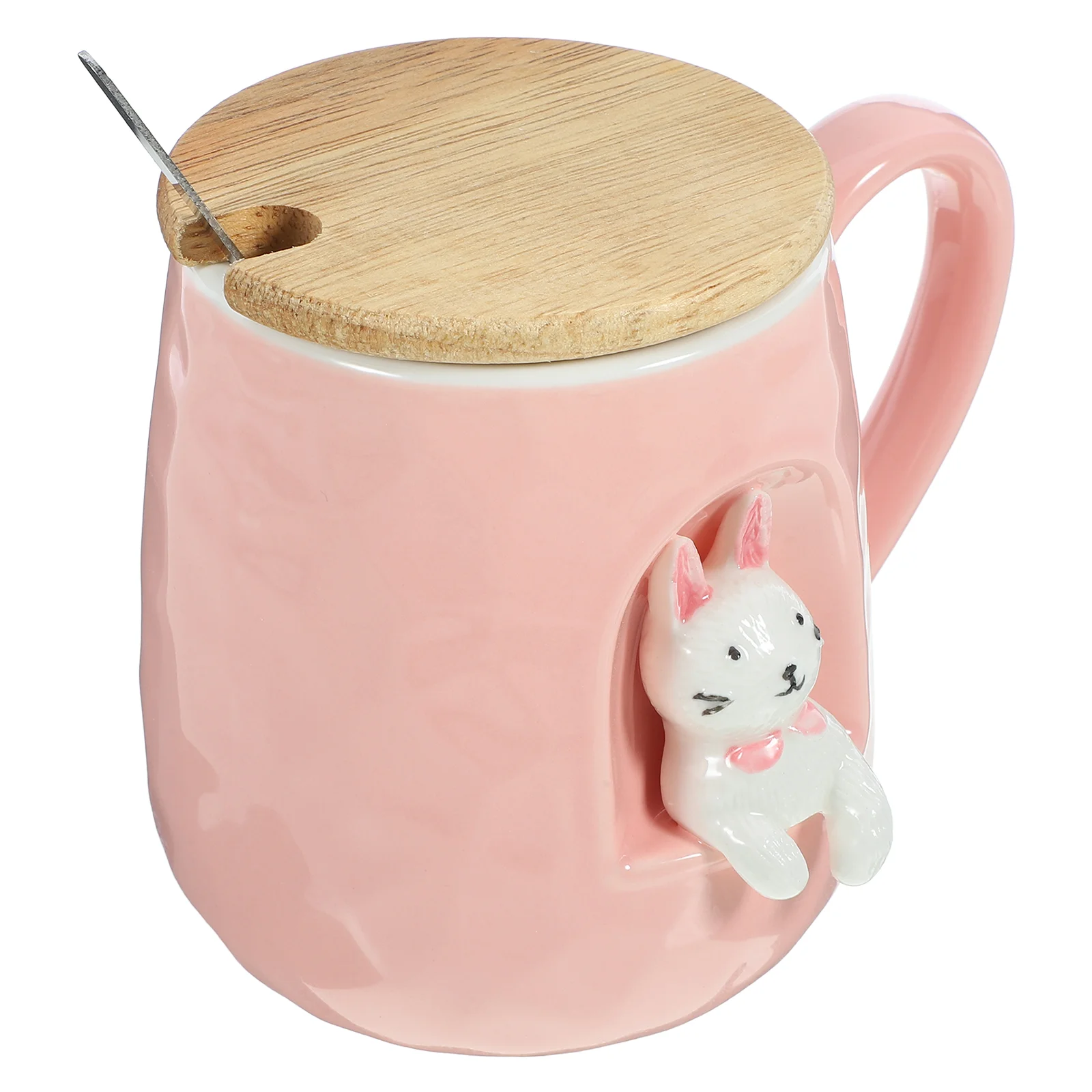 

Girly Heart Mug Water Cup Ceramic Coffee Mugs Drinking Milk Breakfast for Ceramics Beverage Lovers