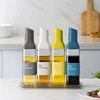 New 500ml Automatic Opening Glass Oil Bottle Condiment Container Pouring No Oil Leakage Oil Dispenser For Kitchen 4