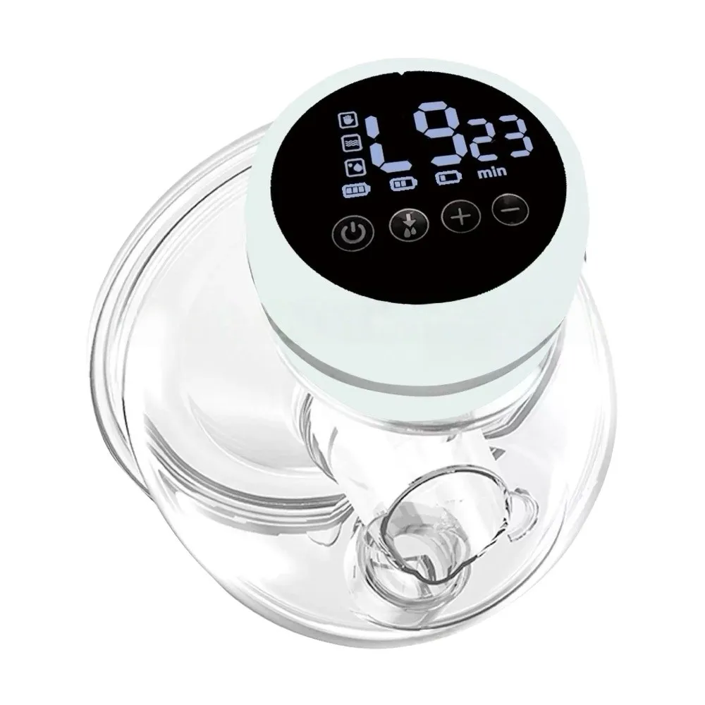 180ML Capacity Electric Breast Pump Intelligent Integrated High Suction Hands Free Breast Pump Massage Painless