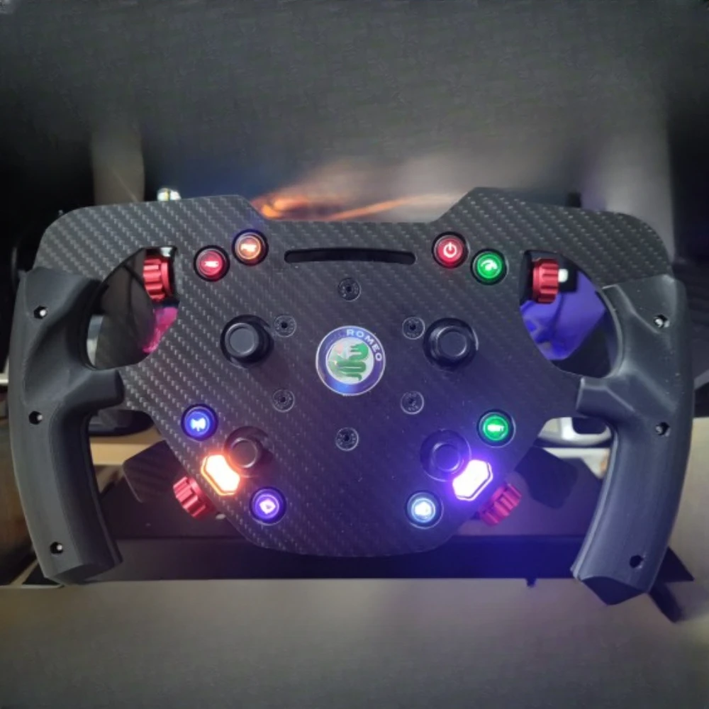 

Custom Racing Steering Wheels for GT Pro Hub GTC Carbon Fiber Panel Game Steering Wheel Replacement Adapter
