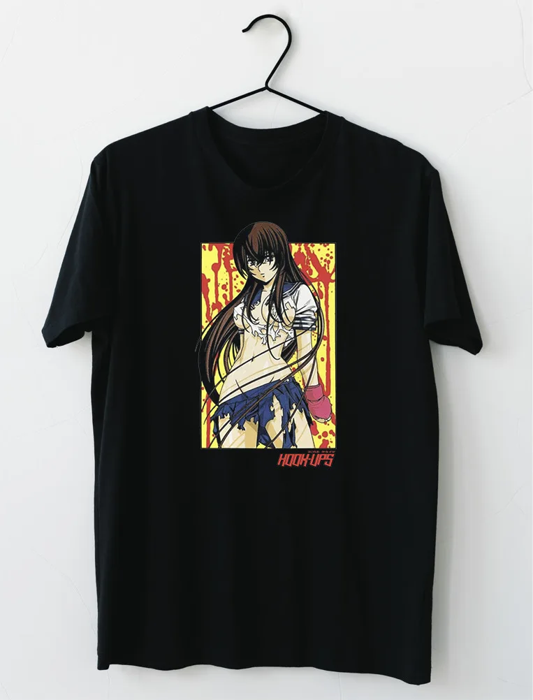

Hookups Skateboard Battle School Girl T-Shirt S-4XL