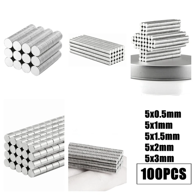 Mini Imanes Circulares Pequeños De Neodimio N35, 50-10000 Piezas, 5x1mm,  5mm X 1mm, 5x1mm - Materiales Magnéticos - AliExpress