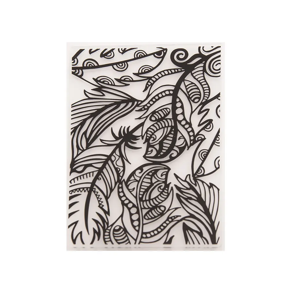 Plastic Embossing Folder Embossing Folder Plants Plastic Embossing folder Template DIY Scrapbooking Crafts Making Photo Album Card Handmade Decor