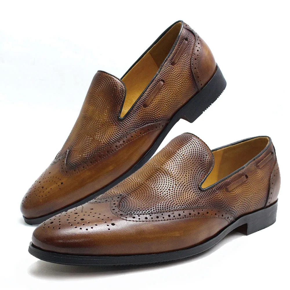 Chaussures FootJoy Classics Cuir Crocodile – Vintage, Bout Brogue, Pointure 11C, Homme