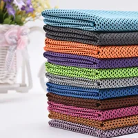 1pc 30*90cm Cool Sports Towels Polyester Fiber Ice Cooling outdoor Towel Fitness Gym Running Quickly Dry Cold Towel Random Color 1