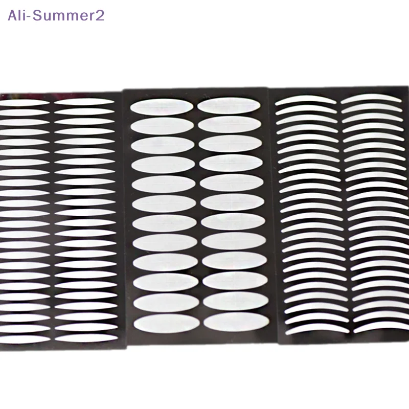 【Summer2】24/48Pcs 보이지 않는 섬유 양면 접착 눈꺼풀 스티커 투명 통기성 아이 테이프 여성 아이 메이크업 액세서리