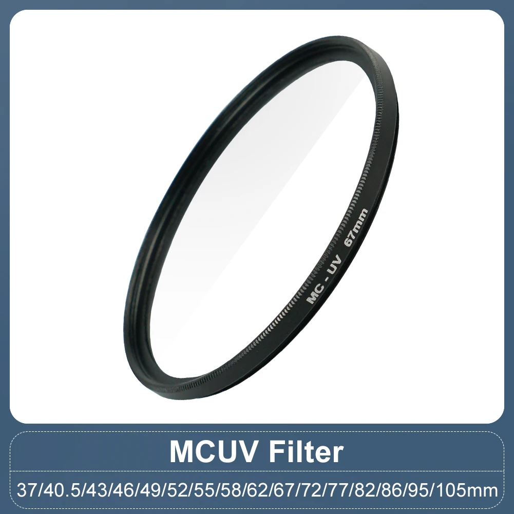 MC UV Filter Lens Protector 37mm 40.5mm 43mm 46mm 49mm 52mm 55mm 58mm