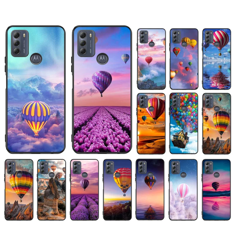 

Hot Air Balloon Phone Case For Motorola Moto G82 G22 G62 G13 G32 G53 G31 G60 G52 G100 G200 G42 G41 G51 G30 G10 G20 G50 G