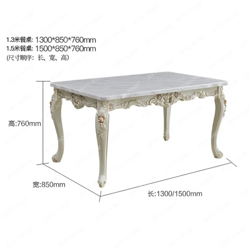 

Современный простой мраморный большой обеденный стол и стул в европейском стиле из массива дерева для маленькой квартиры набор мебели для экономии места