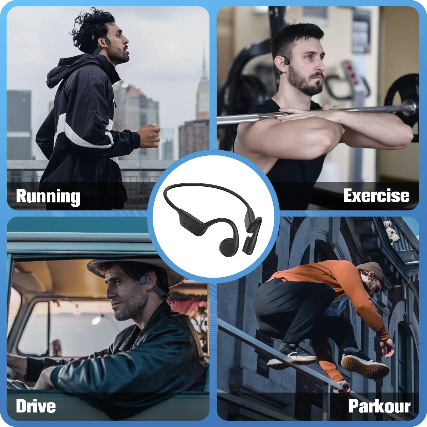 Easybuds Condução Óssea Fone de Ouvido Bluetooth sem Fio Ipx8 Natação Subaquática Aberto Fones 32gb Ip68 à Prova Dip68 Água - Image 6