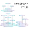 7-Tiers Acrylic Display Stand Cupcake Dolls Jewelry Storage Rack Cosmetic Display Holder Desktop Organizer Wedding Party Decor 2