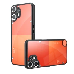 Custodia in acrilico trasparente frosted premium a prova di caduta